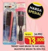 Promo Harga TRENDY Hair Comb TD 44C, TB 107A  - Superindo