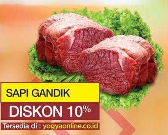 Promo Harga Daging Gandik Sapi per 100 gr - Yogya