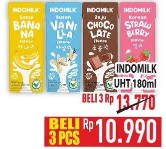 Promo Harga Indomilk Korean Series 180 ml - Hypermart