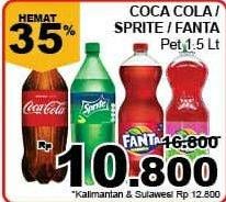 Promo Harga COCA COLA Minuman Soda 1500 ml - Giant