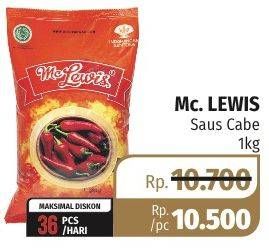 Promo Harga MC LEWIS Saus 1 kg - Lotte Grosir