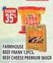 Promo Harga Beef Frank 12s / Beef Cheese Premium 360gr  - Hypermart