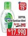 Promo Harga Dettol Hand Sanitizer Original 50 ml - Hypermart
