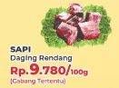 Promo Harga Daging Rendang Sapi Sapi per 100 gr - Yogya