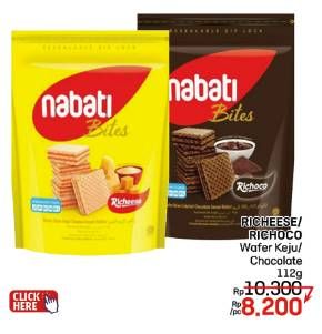 Promo Harga Nabati Bites Richeese, Richoco 115 gr - LotteMart