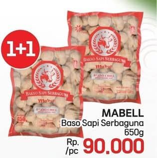 Promo Harga Mabell Bakso Sapi Serbaguna  650 gr - LotteMart