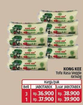 Promo Harga Kong Kee Tofu Veggie 140 gr - Lotte Grosir