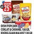 Promo Harga OISHI Popcorn / KHONG GUAN Malkist  - Hypermart