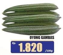 Promo Harga Oyong Gambas per 100 gr - Hari Hari