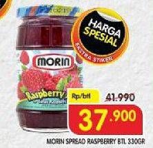Promo Harga MORIN Jam Raspberry 330 gr - Superindo