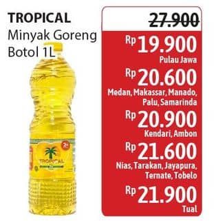 Promo Harga Tropical Minyak Goreng 1000 ml - Alfamidi