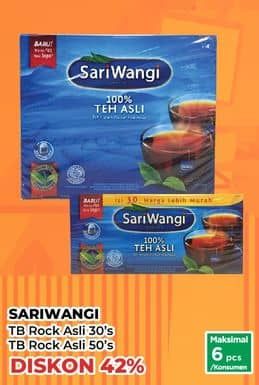 Promo Harga Sariwangi Teh Asli 55 gr - Yogya