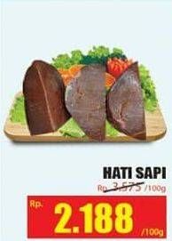 Promo Harga Beef Liver (Hati Sapi) per 100 gr - Hari Hari