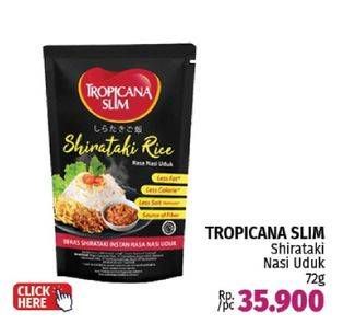 Promo Harga Tropicana Slim Shirataki Rice Rasa Nasi Uduk 72 gr - LotteMart