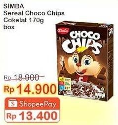 Promo Harga SIMBA Cereal Choco Chips Coklat 170 gr - Indomaret