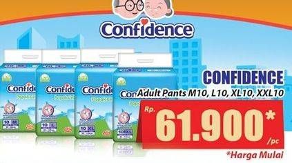 Promo Harga Confidence Adult Diapers Pants XXL10, L10, XL10, M10 10 pcs - Hari Hari