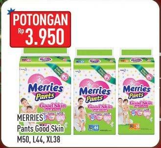 Promo Harga Merries Pants Good Skin M50, L44, XL38  - Hypermart