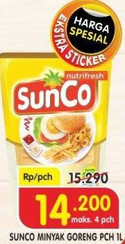 Promo Harga SUNCO Minyak Goreng 1 ltr - Superindo