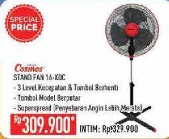 Promo Harga COSMOS Stand Fan 16  - Hypermart