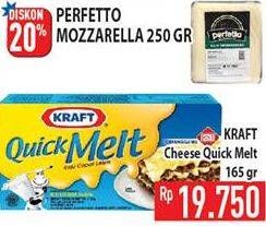 Promo Harga KRAFT Quick Melt 165 gr - Hypermart