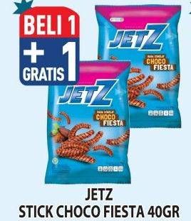 Promo Harga Jetz Stick Snack Chocofiesta 40 gr - Hypermart