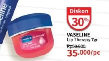 Promo Harga Vaseline Lip Therapy 7 gr - Guardian