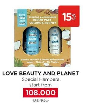 Promo Harga LOVE BEAUTY AND PLANET Gift Pack 2 pcs - Watsons