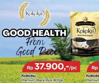 Promo Harga Kokoku Premium Black Rice 800 gr - TIP TOP