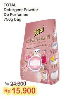 Promo Harga Total Detergent Powder de Perfumee 750 gr - Indomaret