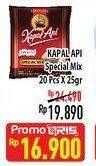 Promo Harga Kapal Api Kopi Bubuk Special Mix per 20 sachet 25 gr - Hypermart