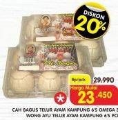 Promo Harga Cah Bagus Telur Ayam kampung & Wong Ayu Telur Ayam Kampung  - Superindo