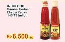 Promo Harga INDOFOOD Sambal Ekstra Pedas, Pedas 135 ml - Indomaret