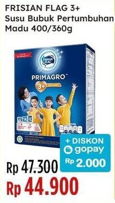 Promo Harga Frisian Flag Primagro 3+ Madu 400 gr - Indomaret