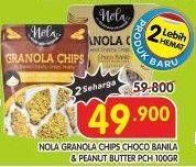 Promo Harga NOLA Granola Choco Banila, Peanut Butter 100 gr - Superindo