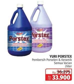 Promo Harga YURI PORSTEX Pembersih Porselen All Variants 2000 ml - Lotte Grosir