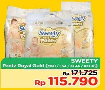 Promo Harga Sweety Gold Pants M60, L54, XL44, XXL36  - TIP TOP