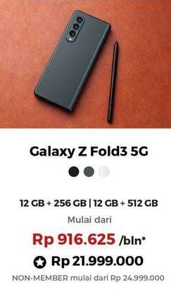 Promo Harga Samsung Galaxy Z Fold3 5G  - Erafone