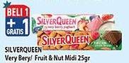 Promo Harga Silver Queen Chocolate Very Berry Yoghurt, Fruit Nuts 25 gr - Hypermart