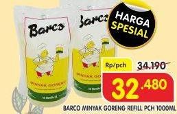 Promo Harga BARCO Minyak Goreng Kelapa 1000 ml - Superindo
