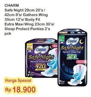 Charm Safe Night/Body Fit Extra Maxi/Sleep Protect