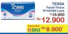 Promo Harga TESSA Facial Tissue TP02 260 pcs - Indomaret