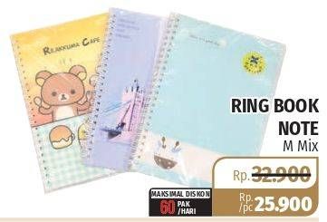 Promo Harga Ring Book Note Mix M  - Lotte Grosir