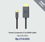 Promo Harga IT. Power Connector USB C to HDMI Cable  - iBox