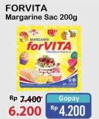 Promo Harga FORVITA Margarine 200 gr - Alfamart