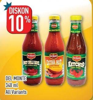 Promo Harga DEL MONTE Sauce All Variants 340 ml - Hypermart