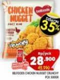 Promo Harga Belfoods Nugget Chicken Nugget Crunchy 500 gr - Superindo