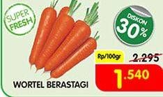 Promo Harga Wortel Berastagi per 100 gr - Superindo