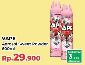Promo Harga Fumakilla Vape Aerosol Sweet Powder 600 ml - Yogya