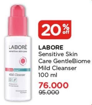 Promo Harga Labore Sensitive Skin Care GentleBiome Mild Cleanser  - Watsons