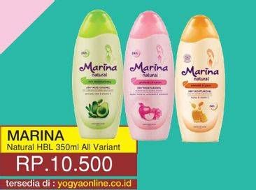 Promo Harga MARINA Hand Body Lotion All Variants 350 ml - Yogya